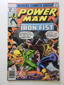 Power Man #48 (1977) 1st Iron Fist on Title! Solid VG+ Condition!
