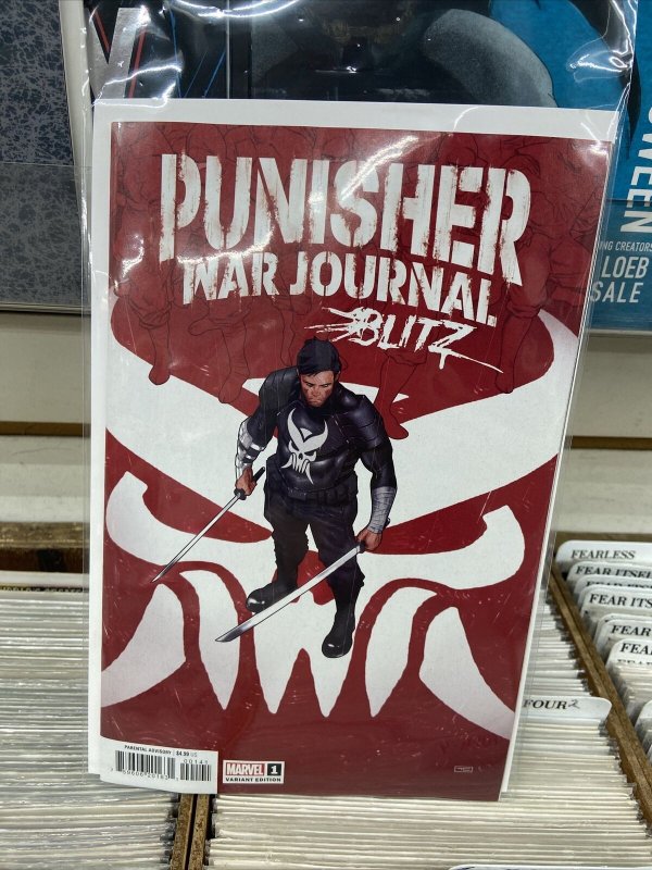 Punisher War Journal Blitz #1 1:25 Clarke Variant Marvel Comics 2022 