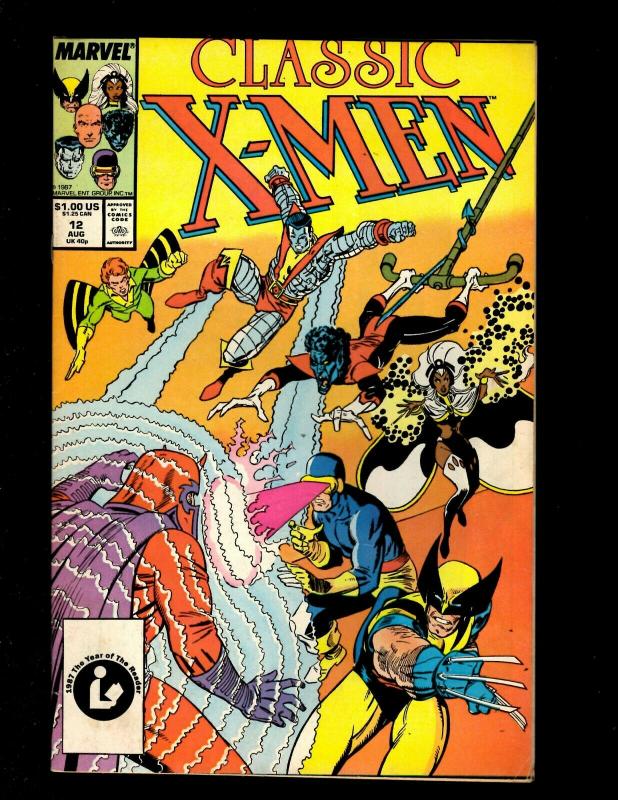 Lot of 12 Classic X-Men Marvel Comics #1 2 3 4 5 6 7 8 9 10 11 12 HY3