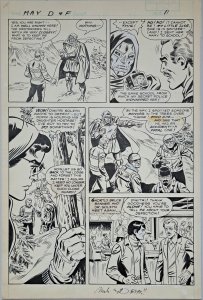 SPIDER-MAN AND INCREDIBLE HULK PAGE #11 DENVER POST MAY D&F DR DOOM ORIGINAL ART