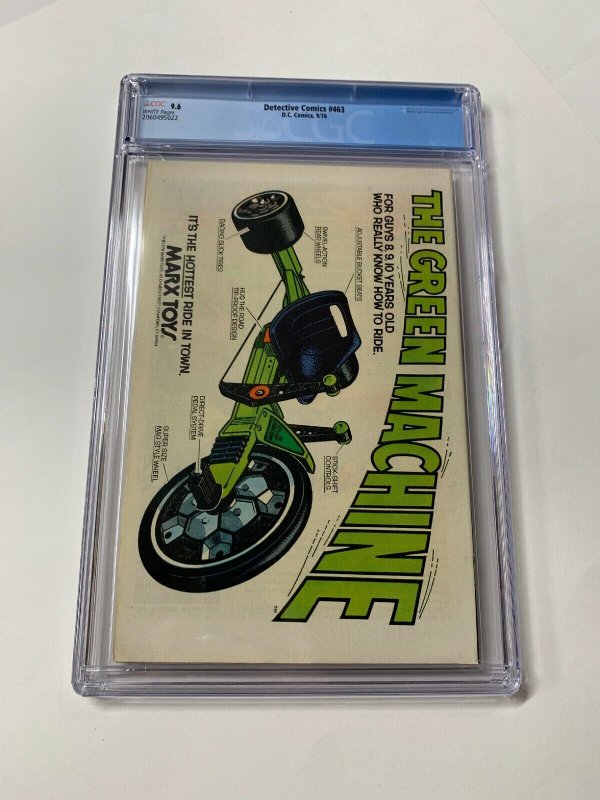 Detective Comics 463 Cgc 9.6 White Pages Dc Comics Batman 2060495022