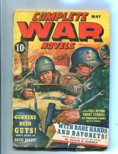 COMPLETE WAR PULP-MAY-1943-NAZI/MILITARY FIGHT-RED CIRC G/VG 