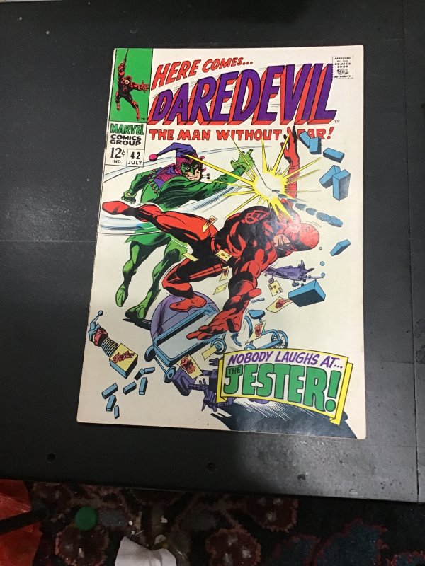 Daredevil #42 (1968) 1st Jester! High-Grade! FN/VF Wow!