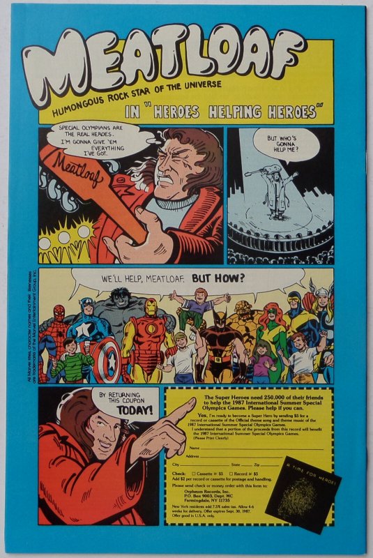 Incredible Hulk #337 (Nov 1987, Marvel), VFN-NM condition, X-Factor appearance