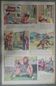 Prince Valiant Sunday #1193 by Hal Foster from 12/20/1959 Rare Full Page Size !
