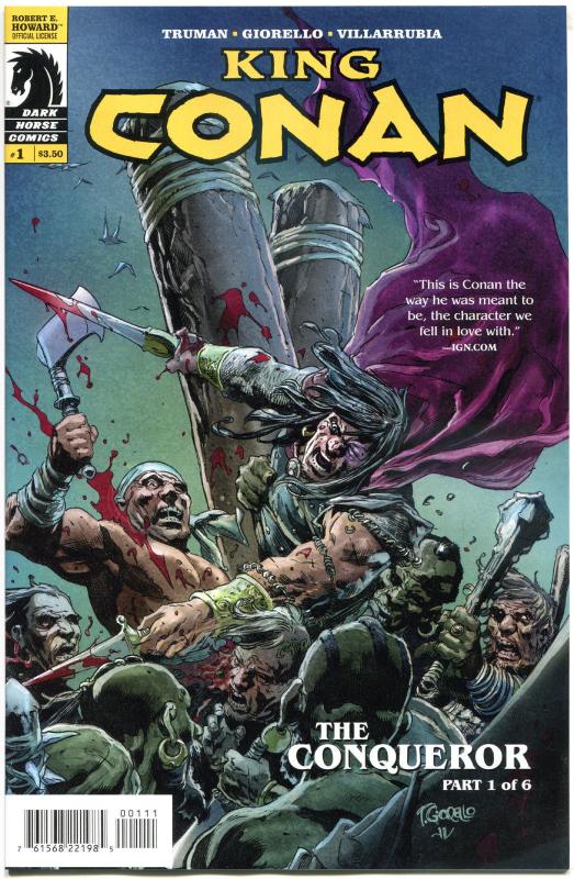 KING CONAN #1, NM, Tim Truman, Giorello, The Conqueror, 2014,more Conan in store