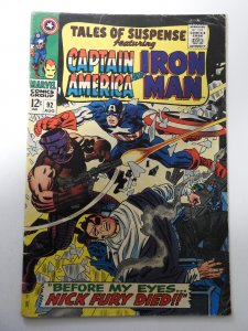 Tales of Suspense #92 (1967) VG Condition moisture stain bc