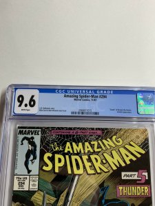 Amazing Spider-man 294 Cgc 9.6 White Pages Last Hunt