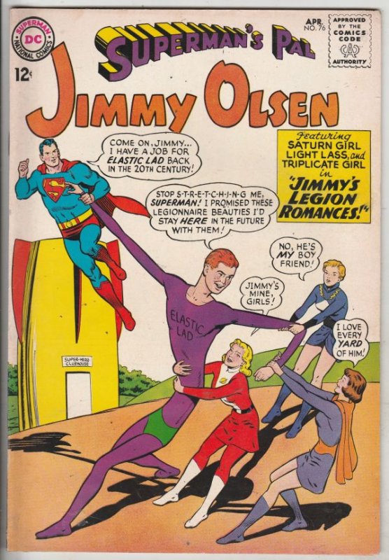 Jimmy Olsen, Superman's Pal  #76 (Apr-64) VF/NM High-Grade Jimmy Olsen