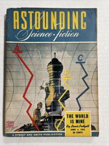 Astounding Science Fiction Pulp June 1943 Volume 31 #4 Fair/Good