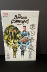 Howling Commandos of S.H.I.E.L.D. #1 Design Cover (2015)