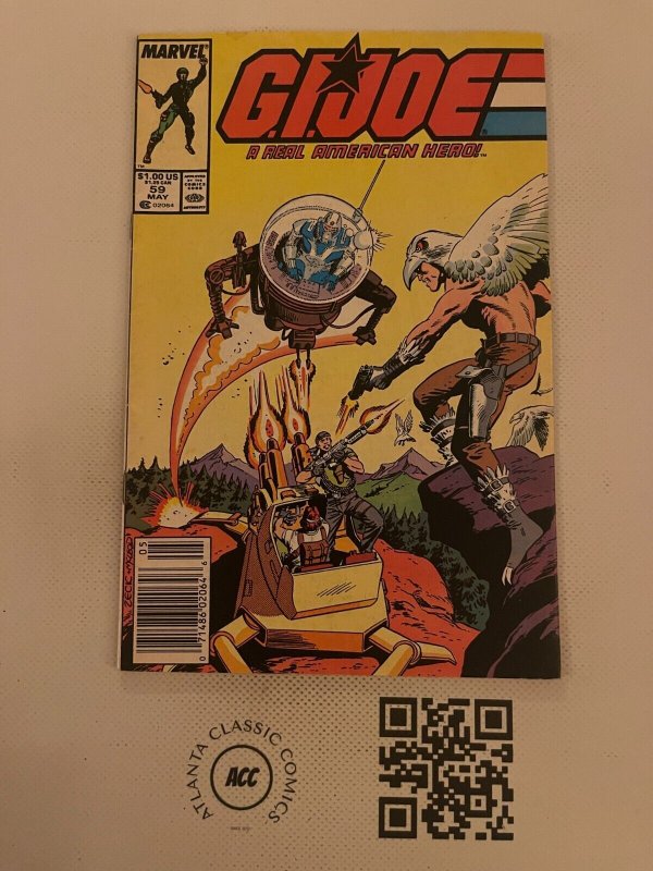 G.I. Joe # 59 VF Marvel Comic Book Duke Destro Cobra Baroness Snake 20 SM7