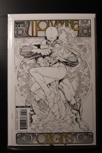 Wolverine: Origins #5 Black & White Variant Cover by Joe Quesada (2006)