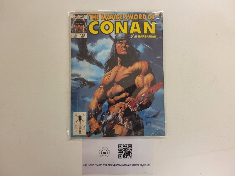 Savage Sword of Conan the Barbarian #143 VG Marvel 7 TJ24