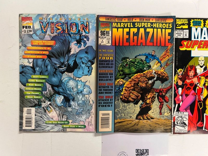 3 Marvel Comics Vision # 14 + Megazine # 1 + Super-Heroes # ‘92 Thor 72 JS49