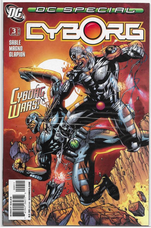 DC Special: Cyborg (2006) #3 of 5 VG Sable/Magno, Daniel cover