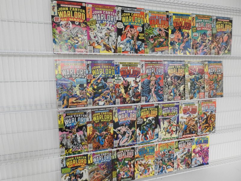 John Carter, Warlord of Mars #'s 1-28 Complete!!! Avg FN/VF Condition!
