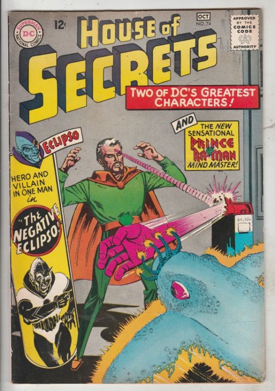 House of Secrets #74 (Oct-65) VF/NM High-Grade Eclipso