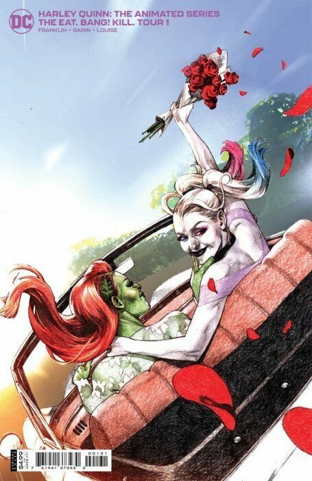 HARLEY QUINN ANIMATED SERIES EAT BANG KILL TOUR #1 1:25 VARIANT DAVI CARD STOCK