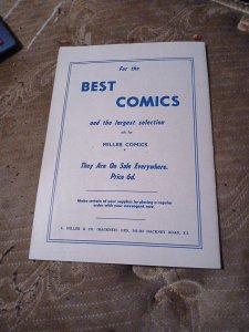 Marvelman #349 Comic Book First Print 1954 Golden Age Superhero Uk Miracleman