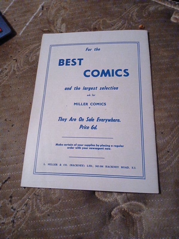 Marvelman #349 Comic Book First Print 1954 Golden Age Superhero Uk Miracleman
