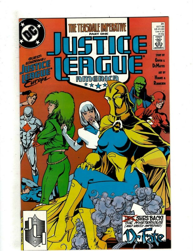 12 Justice League America DC Comics # 31 32 33 34 35 36 37 38 39 40 41 42 HG3
