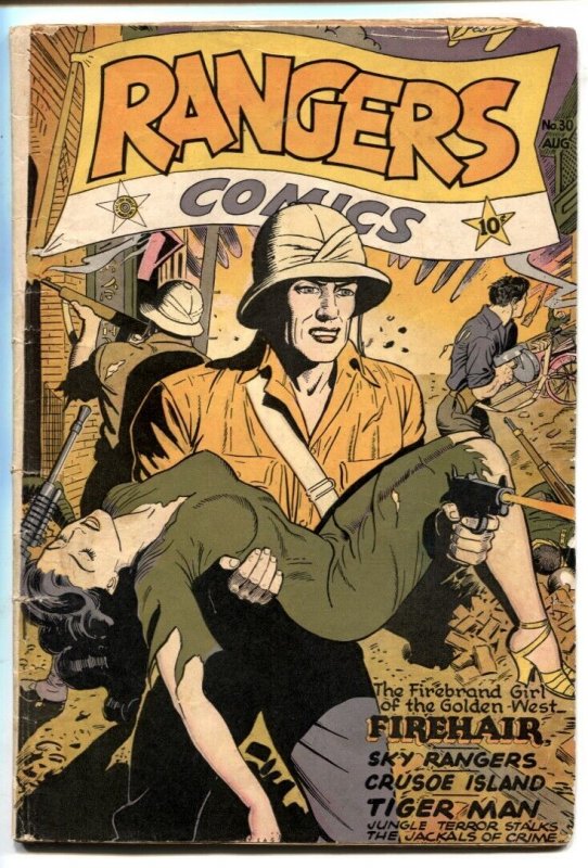 Rangers Comics #30 1946- Golden-age - Good girl art- Fiction House VG-