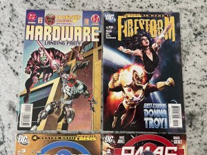 4 DC Comic Books OMAC # 2 3 + Firestorm # 19 + Hardware #19 Batman Flash 18 J860