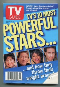 MAG: TV Guide-March 18-24, 1995-TV's 10 Most Powerful Stars-New York Metro Ed-VG