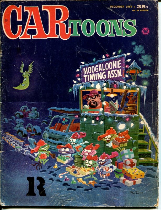 CARtoons #20 1964-Petersen-Christmas cover-Rick Griffin-Willie Ito-G 