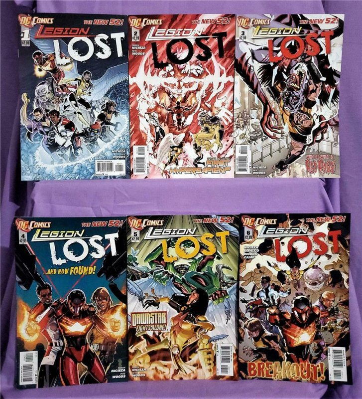 DC New 52 LEGION LOST #1 - 6 Fabian Nicieza Pete Woods (DC, 2011)!