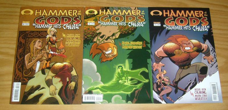 Hammer of the Gods: Hammer Hits China #1-3 VF/NM complete series - norse myth