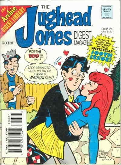 Jughead Jones Digest Magazine, The #100 VF; Archie | save on shipping - details