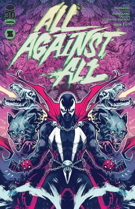 All Against All #1 (2nd) VF/NM ; Image | Spawn variant