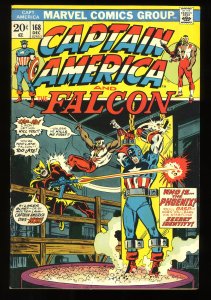 Captain America #168 FN+ 6.5 Falcon! 1st Appearance Helmut Zemo!