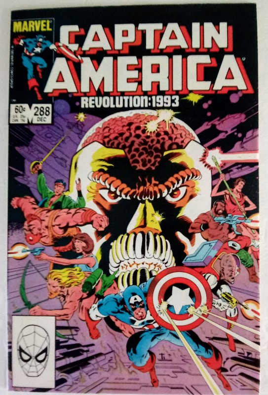 CAPTAIN AMERICA #288 Marvel Comics ID#MBX2