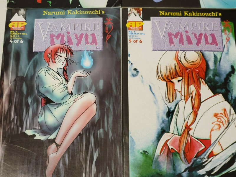 VAMPIRE MIYU#1-6 VF/NM LOT 1995 ANTARCTIC PRESS COMICS