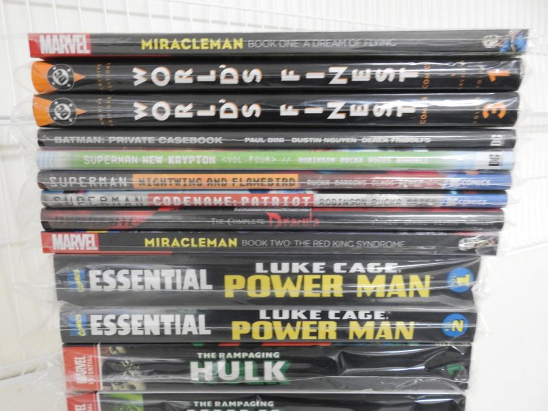 Huge Lot 17 Graphic Novel, Essentials GN's W/ Luke Cage, Batman, Hulk+ A...