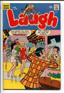 LAUGH #219 1969-MLJ/ARCHIE-BETTY-VERONICA-fn