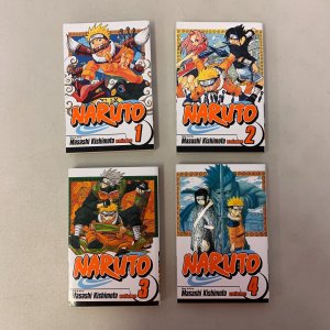 Naruto Vol 1-4 Paperback Masashi Kishimoto 