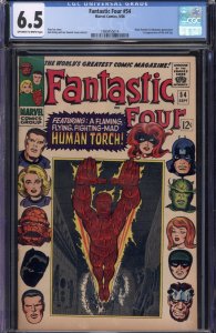 Fantastic Four #54 (Marvel, 1966) CGC 6.5