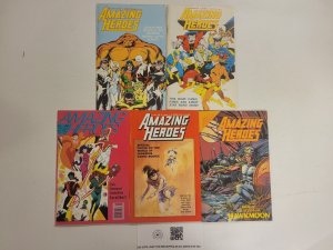 5 Amazing Heroes Redbeard Comic Books #19 22 86 118 134 39 TJ30
