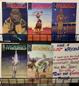 MOEBIUS  (1996-1997 Caliber) 1-4,6 great Jean Giraud anthology series CLASSIC
