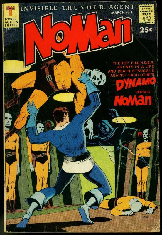 Noman #2 1966- Wally Wood- Dynamo G/VG