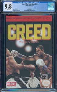 Creed The Next Round 1 CGC 9.8 Mike Tyson's Punch Out NES Homage Cover BOOM 2023