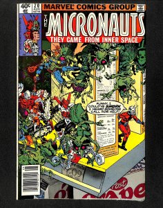Micronauts #20 Newsstand Variant