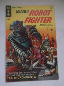 GOLD KEY: MAGNUS ROBOT FIGHTER 4000 A.D. #25, THE MICRO-GIANTS, 1969, VF- (7.5)! 