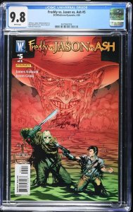 Freddy vs Jason vs Ash #1-6 CGC 9.8 Freddy Krueger J Scott Campbell Cvr 2 3 4 5