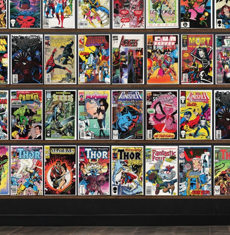 Huge Lot 150+ Comics with The Punisher, Thor, Secret Defenders & More!