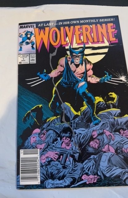 Wolverine #1 (1988) his first ongoing series -Patch